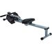 Rameur pliable à domicile, moniteur digital, assise confortable, cadre acier robuste, dimensions compactes 130x47,5x67 cm, teinte anthracite/noir, appareil fitness polyvalent.