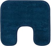 Gözze Premium antislip badmat met uitsparing, RIO, 100% microvezel, 50 x 45 cm - donkerblauw