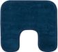 Gözze Premium antislip badmat met uitsparing, RIO, 100% microvezel, 50 x 45 cm - donkerblauw