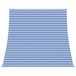 VidaXL Voile d'ombrage rectangulaire 4/5 x 4 m hdpe bleu et blanc