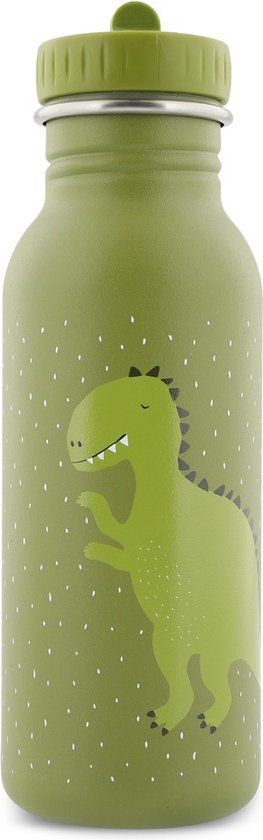 Trixie Mr. Dino Drinkfles - RVS - 500ml - Groen