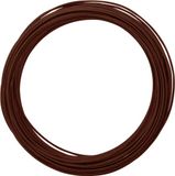 Vaessen Creative Aluminium Draad - Embossed round - 2mm - 30m - Bruin