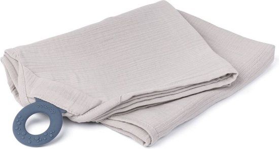 BABYMOOV Doomoo Basics Mom'n Play Tetra Almond - Borstvoedingsdoek - Biokatoen