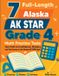 7 Alaska AK STAR 7 Full-Length Grade 4 Math Practice Tests