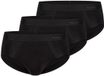 Mey Heren slip / onderbroek 3 pack Casual Cotton zwart