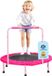 VEVOR Trampoline Opvouwbare Mini Trampoline 100kg Rebounder Trampoline 36" Roze