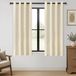 Allecto plus - Rideaux occultants 63 gouttes beige 140 x 160 cm