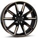 BORBET DESIGN LX18 schwarz glänzend goldene Speiche Felge 8,0Jx18 5x112 ET40