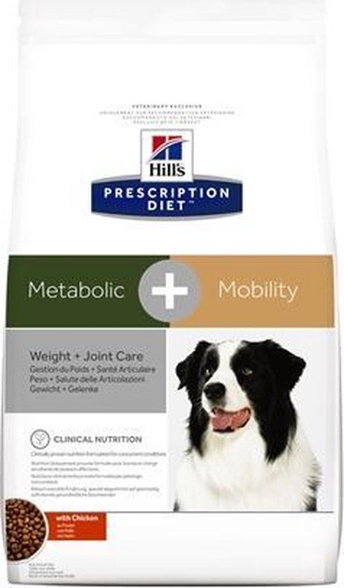 Hill's Prescription Diet Canine Metabolic & Mobility - Kip - Hondenvoer - 4 kg