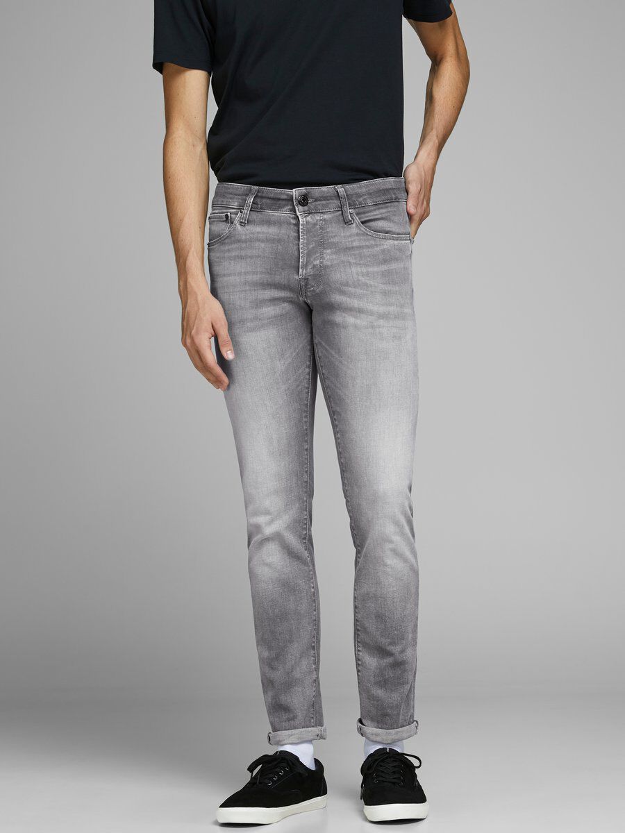 Jack & Jones Jeans Intelligence JJIGLENN JJICON slim fit jeans grey denim
