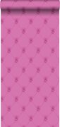 Origin behang gecapitonneerd roze - 326345 - 53 cm x 10,05 m