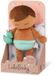 LullaBaby Badpop Pluche Jongen met Donkerbruin Haar – Zachte Baby Pop met Badaccessoires – 35 cm – Vanaf 0 jaar