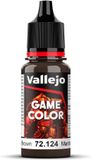 Vallejo Hobbyverf Acrylverf - 72124 Game Color - Gorgon Brown - Acryl - Verf flesje - 18 ml