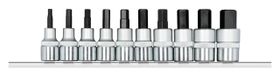 Gedore RED Dopsleutel-Schroevendraaier Set | 1/2" | 10-Delig | Op Rail