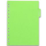 OXFORD Color Life scheidingsbladen, neutraal, A4, 6 posities, glanzend, dikte 220 g, verschillende kleuren, 30 stuks