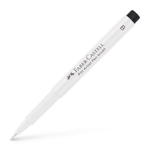Faber-Castell Pitt Artist Pen - White - Retractable Gel Pen - 1 pc