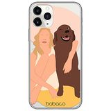 ERT GROUP iPhone 11 PRO MAX hoes origineel en officieel Babaco motief Dogs 007 perfecte pasvorm mobiele telefoon vorm gedeeltelijk transparant