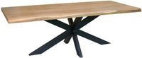 Starfurn Eettafel Dakota - Boomstam Naturel Hout - 200x100x76cm