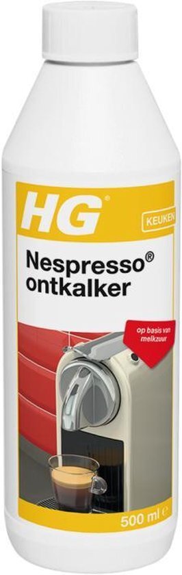 HG ontkalker voor Nespresso machine