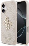 Guess Hoesje voor iPhone 17 - Rose - Big Metal Logo - Schokabsorberend