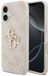 Guess Hoesje voor iPhone 17 - Rose - Big Metal Logo - Schokabsorberend