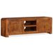 vidaXL meuble TV 120x30x40 cm bois massif marron
