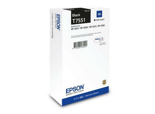 Epson C13T75514N Inktcartridge Zwart XL Origineel