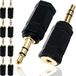 Merkloos 3,5 mm Stereo naar Mono Adapter, 10 Stuks