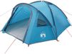VidaXL Koepeltent 4-persoons blauw taft waterdicht