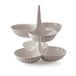 Guzzini - Tiffany, Set van 2 Hors-D'Oeuvre Borden - Duifgrijs, 27x25xh25,5 cm - 199201158