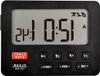 Wan GmbH Minuteur numérique - 4 canaux de suivi - noir - multifonctionnel