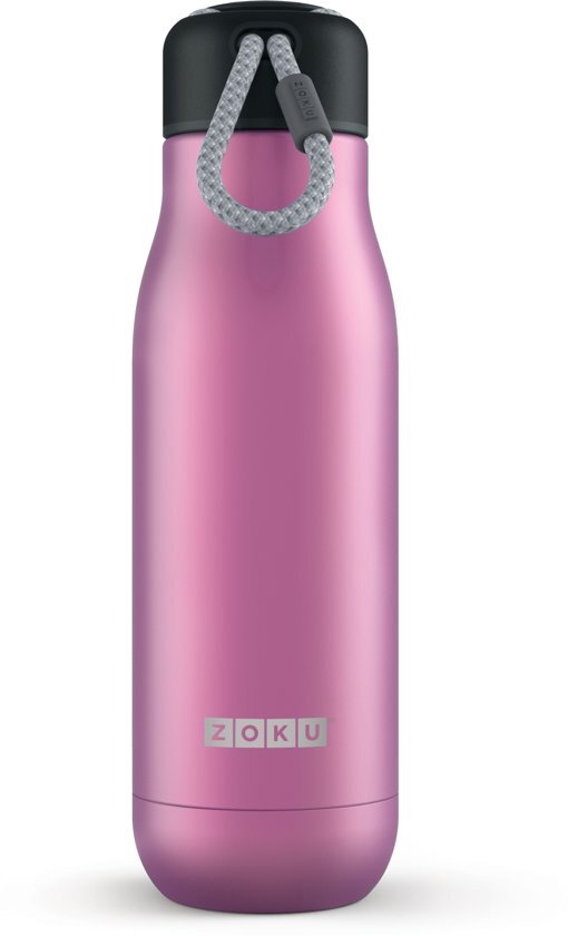 Zoku Hydration Drinkbeker - RVS - 500 ml - Paars