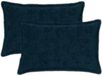 vidaXL Kussensloop - 2 stuks - Marineblauw - 30 x 50 cm