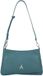 Patrizia Pepe Tris Schoudertas Leder 28 cm - Dames - mineral green