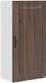vidaXL Wandkast PORTO Bruin Eiken 50 x 31 x 100 cm Bewerkt hout