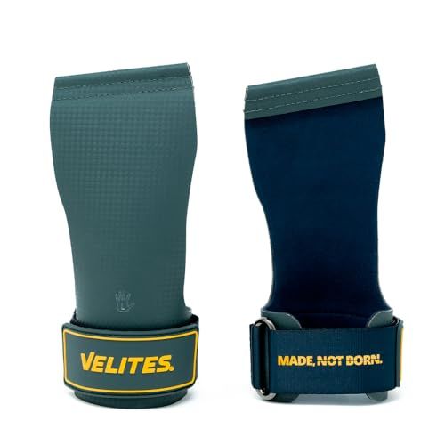 Velites I Paar magnesiumvrije quad-handschoenen voor crosstraining of gymnastiek - Maat M - Groen