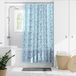 Zenna Home Blue Cory Chevron PEVA douchegordijn, 70 x 72", grijs