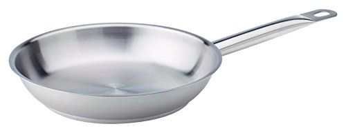Pentole Agnelli - Pan van roestvrij staal 18/10 met buisgreep 24 cm - 8007441147136