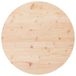 VidaXL Tafelblad rond Ø90x3 cm massief grenenhout