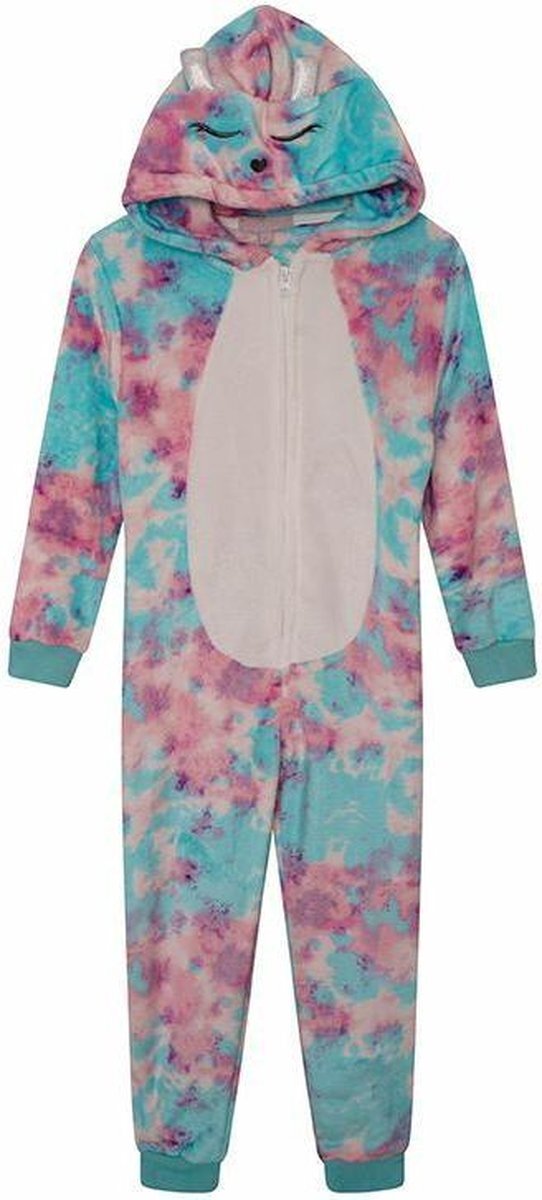 Bella & Beau Onesie, Jumpsuit "Tie-Dye" hooded super soft kids series voor lengte 105 cm