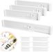 Ibenzoa® Organiseurs de tiroirs modulaires réglables pour cuisine, chambre et salle de bain - Set de 10 pièces