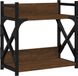 vidaXL Printerstandaard 2-laags 40x20x40 cm bewerkt hout bruineiken