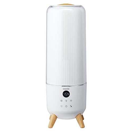 HoMedics TotalComfort Deluxe ultrasone luchtbevochtiger, zichtbare ultrasone koelnevel met vulbaar waterreservoir van 5,6 liter en 360 graden nevelmondstuk, automatische uitschakelfunctie