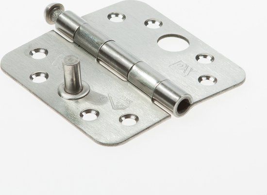 DX RVS Kogelscharnier - 89 x 89 mm - 6 st