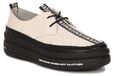 Filippo Chaussures à lacets pour homme en cuir pleine fleur, beige, hauteur de semelle 4 cm, perforé