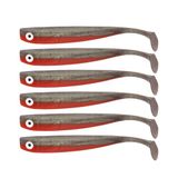 Zanderbait 6 stuks 9 cm UV-visaas, kunstaas, snoekbaars, zacht kunstaas, rubberen kunstaas