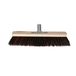 Buemag Bezemkop - Arenga/Elaston mix - zwart/rood - hard - hout - 40 cm - 26mm - straatbezem/buitenbezem - bezem