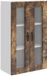 vidaXL Vaatwasserpaneel Kalmar Rook Eiken 60 x 31 x 100 cm