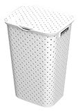 Ordinett Kubica wasmand, polypropyleen, wit, medium