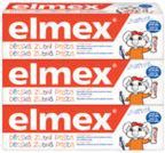 Elmex Kids Trio Toothpaste 3 x 50 ml Caries Protection